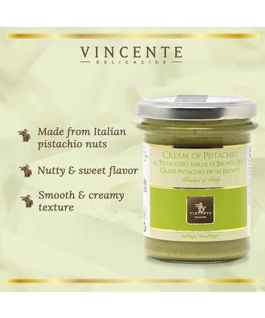 Vincente Delicacies Pistachio Paste - Ideal for Bread, Pastry, Ice Cream & Dessert - 7.05oz (2-Pack) - Buy Online on GoSupps.com
