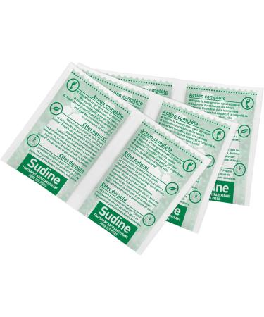 SORIFA - Pack of 6 - Sudine Powder Antiperspirant Treatment - Foot - Regulates perspiration - Absorbs - Prevents mycoses - Without aluminum salts - Made in France - Box of 6 double sachets - Buy Online on GoSupps.com