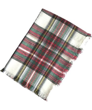 Women's Knitted Scarf - Wool Wrap Poncho for Cold Weather | Floral Design - One Size Khaki - Buy Online on GoSupps.com