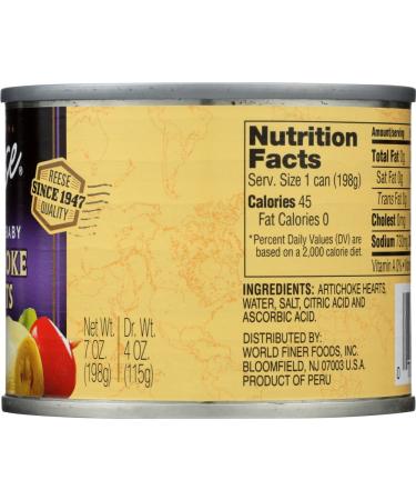 Reese Petite Artichoke Hearts | 7 oz (Pack of 12) - Premium Quality Canned Artichokes - Buy Online on GoSupps.com