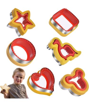 Xiaocao Dinosaur Sandwich Cutter | Stainless Steel Kids Cartoon Tool | Easy Peanut Butter & Jelly Cutter for Children Boys Girls and Babies - Buy Online on GoSupps.com