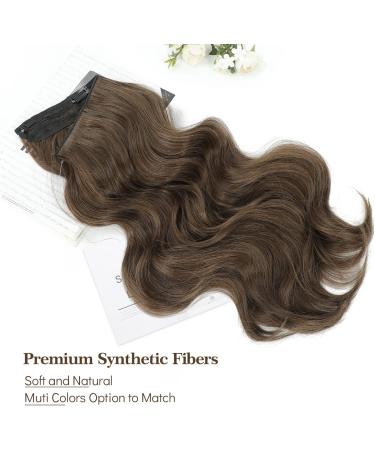 Adjustable Brown Hair Extensions | 20 Secret Curly Hair Pieces for Women - Buy Online on GoSupps.com