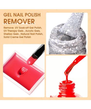 Gel Nail Polish Remover - Non-Irritating Formula, No Soaking Needed - 0.5 fl oz - Buy Online on GoSupps.com