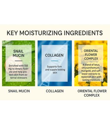 Anjo Premium Snail Mucin Cream 50ml - Korean Skincare Facial Moisturizer with Snail Secretion Filtrate - Deep Hydration Snail Mucin Moisturizer for Soft Supple Skin - Ideal for Professional Use - Buy Online on GoSupps.com