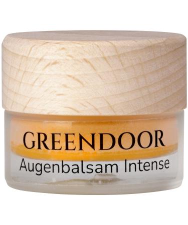 Greenendoor eye balm intense 15ml smoothes wrinkles naturally natural cosmetics eye cream against wrinkles and dark circles organic rosehip organic argan oil nature anti-aging balm eye 15 ml (1 Pack)
