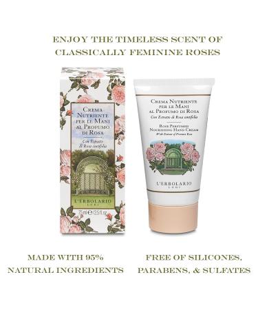 LErbolario ROSE Parf mierte Handcreme 75 ml - Feuchtigkeitsspendende Handpflege f r alle Hauttypen | Internationaler Versand - Buy Online on GoSupps.com