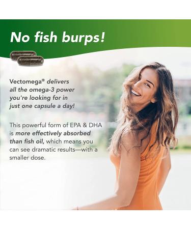Terry Naturally Vectomega Salmon Omega-3 EPADHA 60 Capsules - Premium Fish Oil Supplement for Heart & Brain Health - Buy Online on GoSupps.com