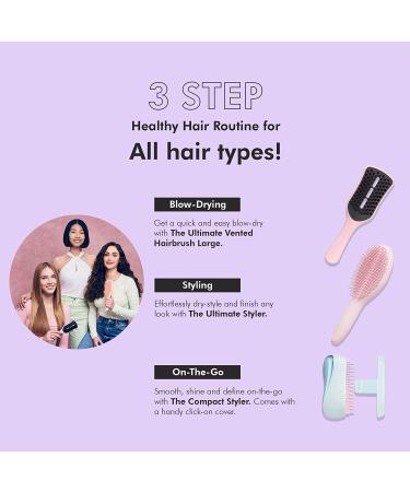 Buy Tangle Teezer Compact Styler Detangling Hairbrush | Travel-Friendly for Wet & Dry Hair (Baby Shades) - Buy Online on GoSupps.com