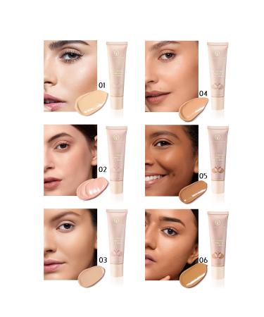 YOUNG VISION Full Coverage Matte Finish Waterproof Liquid Foundation Makeup 1 Fl Oz - Buy Online on GoSupps.com