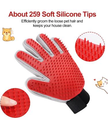 Buy Akone Cat Gloves - Double-Sided Brush for Short & Long Hair Cats | Best Pet Grooming Solution - Buy Online on GoSupps.com