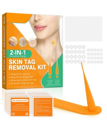 2-IN-1 Skin Tag Tool Kit for Men and Women Fast and Easy Micro Skin Tags Skin Tag Tool Kit for Medium to Large Skin Tags (2mm-7mm) Complete Skin Tag Tool Kit Safe for Most Parts