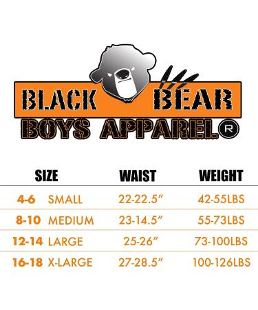 Black Bear Boys' Thermal Underwear Set - 4 Piece Performance Base Layer | Navy/Light Blue | Medium - Buy Online on GoSupps.com