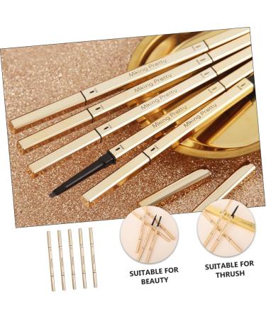 Beavorty 5pcs Double Ended Eyebrow Pencil Waterproof Eyebrow Pen Double- Head Eyebrow Pens Makeup Tools - Buy Online on GoSupps.com