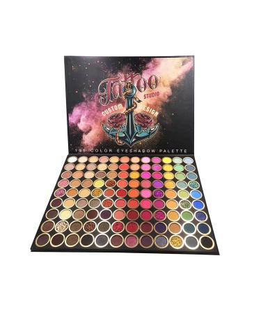 OIIBWQ Blendable 108 Colors Eyeshadow Makeup Palette Shimmer Matte Pearly Waterproof Glitter for Party And