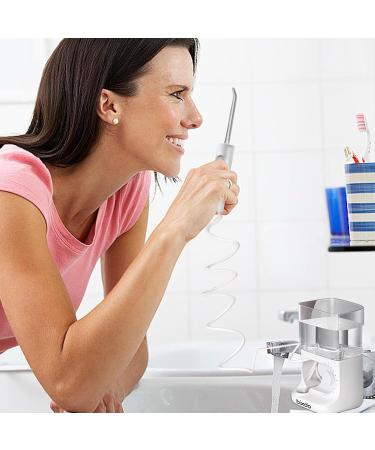 Water Flossing Oral Irrigator - 600ML Electric Dental Cleaner with 10 Pressure Settings & 4 Tips for Family Use | Best Oral Flosser for Teeth & Braces - Buy Online on GoSupps.com