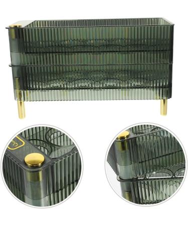DOITOOL Box Fridge Egg Organizer Plastic Stand Drawers Plastic Egg Rack The Pet Tray Refrigerator re-usable Green 26.5X16X10CM - Buy Online on GoSupps.com