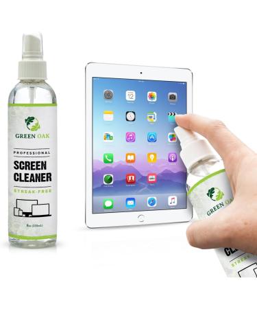 Green Oak Lens and Screen Cleaner Kit - 2-Pack Lens and Screen Cleaner Spray for Monitors, Phones, Tablets, TVs, Laptops, Eyeglasses, Cameras - Safely Cleans Screens and Lenses - Buy Online on GoSupps.com