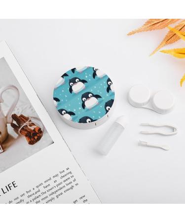 Buy Portable Penguin Contact Lens Case with Mirror | Cute Travel Kit for Eye Lens - Buy Online on GoSupps.com