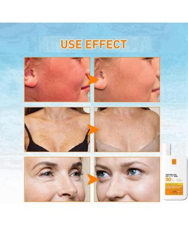 SPF 50 Sunscreen Cream Ultra Light UV Protetion Sun Cream SPF 50 Face Moisturiser Waterproof Face Sunscreen Sweatproof Facial Sunscreen Lightweight Body Sunscreen Non-Greasy Sunscreen SPF 50 Face - Buy Online on GoSupps.com