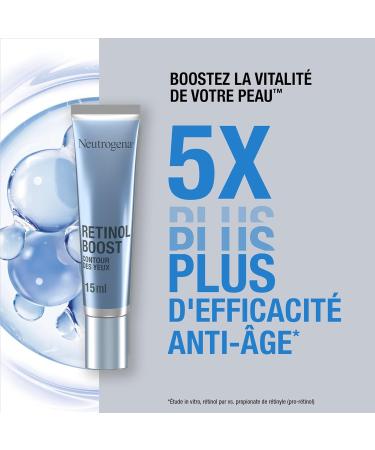 Neutrogena | Retinol Boost Anti-Aging Eye Cream (15 ml tube) Facial treatment to combat signs of aging fine lines and crow's feet - Buy Online on GoSupps.com