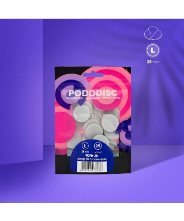 Staleks Pro Disposable Pedicure Sponge Discs - 25mm (25 Pieces) for Smooth Foot Care - Buy Online on GoSupps.com
