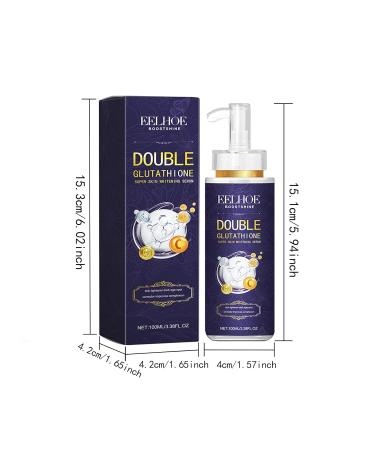 Antioxidant Serum with Double Glutathione Neutralizes Dullness for a Luminous Glow Helps Restore Skin Radiance and Vitality 3.38FL.OZ - Buy Online on GoSupps.com