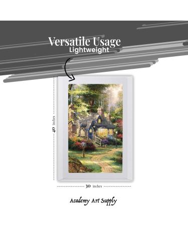 Academy Art Supply 30x40 Stretched Canvases - Pack of 2 | Blank Primed Heavy Cotton Canvas for Acrylic & Oil Painting - Buy Online on GoSupps.com