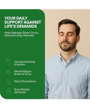 WONDER FAMILY Ashwagandha Complex 800mg with GABA L-Theanine & B6 Adaptogenic Support for Calm Focus & Mood 60 Capsules Stronger Than 600mg - Non-GMO Gluten-Free - Buy Online on GoSupps.com