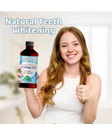 Best Naturals Coconut Pulling Oil with Vitamin D3 E K2 & COQ10-8 Fl OZ - Made with Essential Oils in The USA - Buy Online on GoSupps.com