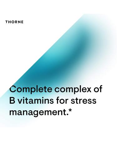 Thorne Stress B-Complex - Vitamin B Complex for Stress Support - 60 Capsules - 60 Servings - Buy Online on GoSupps.com