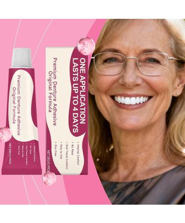 Jingmiger Denture Cream Adhesive Long Lasting Waterproof 28 g Strong Cream Reliable Denture GlueFor Home Use Daily Personal Hygiene Routine Lifestyle Care For Health Comfort And - Buy Online on GoSupps.com