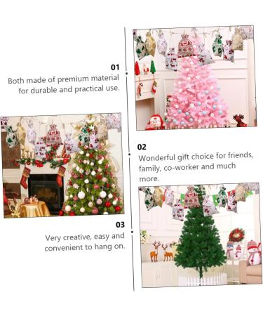 OSOLADY 1 Set Christmas Bag Advent Bags Candy Pockets with Clips Christmas Advent Calendar Bags Linen - Buy Online on GoSupps.com