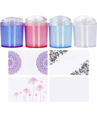 Yuecoom Clear Silicone Nail Art Stamper Replacements - DIY Edges & Patterns for Perfect Nails - Buy Online on GoSupps.com