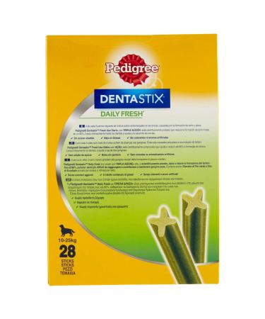 PEDIGREE Denta Stix Fresh Multipack for Medium Dogs (10-25kg) - 4x7 Pieces (720g) - Dental Chews for Fresh Breath & Healthy Teeth - Buy Online on GoSupps.com