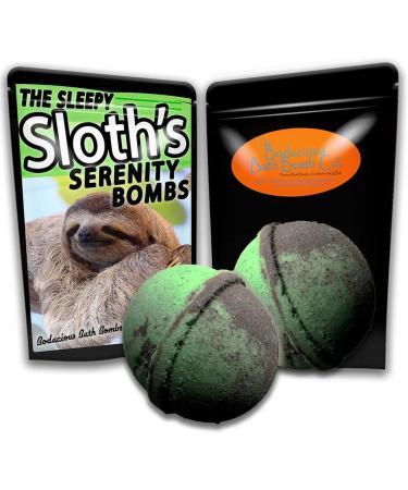 Sloth's Serenity Bombs XL Bath Balls - Cool Fizzers for Kids, Teens | Unique Stocking Stuffers, Novelty Gags for Friends | White Elephant, Secret Santa Ideas - Buy Online on GoSupps.com