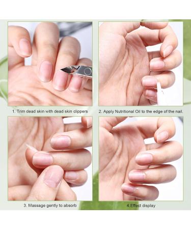 2pcs Nail Care Pen Set - Nourishing Nail Oil with Vitamin E & Aloe Vera for Healthy Fingernails & Toenails - Buy Online on GoSupps.com