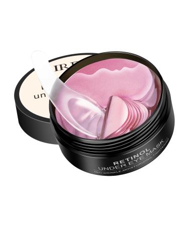 Collagen Under Eye Mask Retinol Anti-aging Under Eye Patches for Reduce Dark Circles Puffy Eyes Under Eye Bags Wrinkles Collagen Eye Gel Pads Beauty Self Care Gifts for Women Collagen Retinol