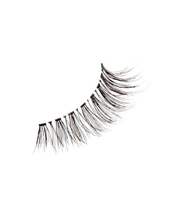 KISS True Volume False Eyelashes - Ritzy 14mm 100% Natural Hair Tapered End Contact Lens Friendly Easy Application Reusable Strip Lashes - Buy Online on GoSupps.com