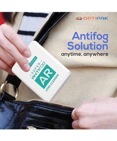 OPTIPAK Anti Fog Spray for Glasses - Travel-Friendly Defogger (2 pack) | Eyeglass Cleaner with Microfiber Cloth - Ideal for Mask Wearers - Buy Online on GoSupps.com
