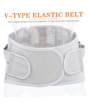 Sports Belt Back Brace for Lower Back Support | Breathable Uterus Protector | Adjustable Trimmer Corset - Silver 115x23x1CM - Buy Online on GoSupps.com