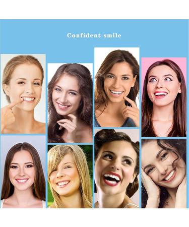 MXRFACTORY Instant Veneers Peetel Gel - Comfortable Removable Cosmetic Dentures for Broken Teeth | Reusable Upper & Lower 2 Pairs for Men & Women - Buy Online on GoSupps.com