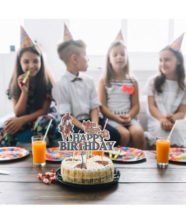 NICENEEDED 31 Pcs Cowboy Cupcake Toppers Glitter Western Rodeo Cupcake Picks Hats Boots Cupcake Picks for Western Party Baby Shower Birthday Party Cake Decorations Supplies - Buy Online on GoSupps.com