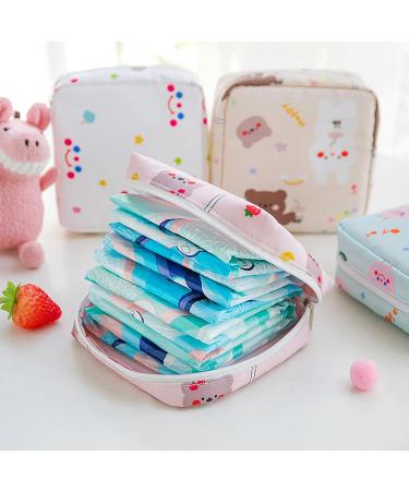 Stylish Women's Bond Storage Bag for Tampons | Menstruation Organizer | Large Capacity White Container - Buy Online on GoSupps.com