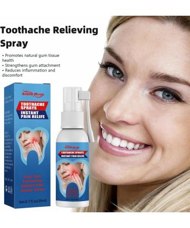 Toothache Relieving Spray Tooth Pain Relief Oral Care Spray Toothache Relief Spray for Gum Health Dental Pain Relief Teeth Treatment Relief Toothache Sprays Pain Relief for Toothache for Oral Care - Buy Online on GoSupps.com