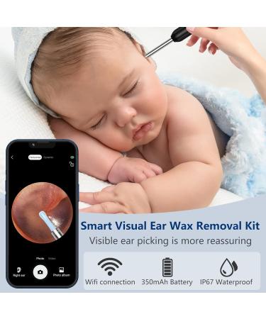 VITCOCO Ear Wax Removal 1920 FHD Wireless Camera with 6 LED Lights Visual Cleaner 3.9mm Scope Otoscope Spoons Earwax Remover Tool for iPhone iPad & Android Smart Phones - Buy Online on GoSupps.com