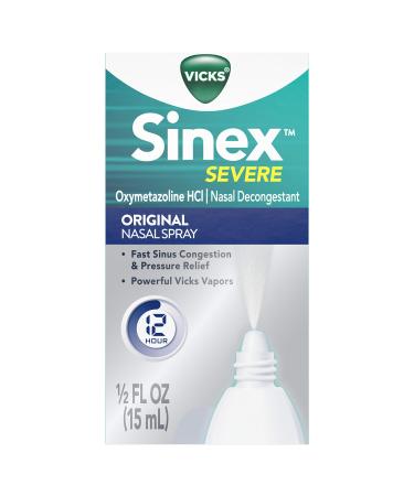 Vicks Sinex Severe Nasal Spray 0.50 oz - Buy Online on GoSupps.com