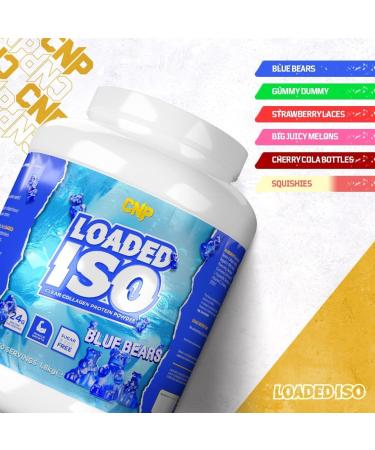 CNP Professional Loaded ISO Clear Collagen Protein Powder 1.8kg - Blue Bears Flavor | 24g Protein, 60 Servings, Gluten & Lactose Free - Buy Online on GoSupps.com