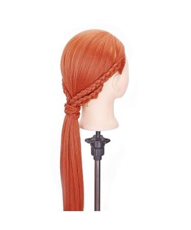 Hairdresser Neverland 28 Training Head - Professional Fiber Hair Styling Set with Holder & DIY Accessories | Perfect for Hairdressers & Students - International Shipping Available - Buy Online on GoSupps.com