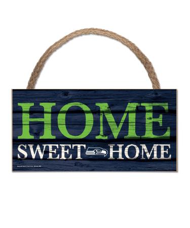 Wincraft NFL wooden sign Seattle Seahawks wooden sign Wood Home Sweet Home