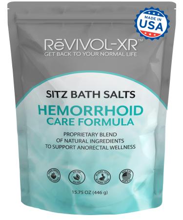 Sitz Bath Salts for Hemorrhoids, Hemorrhoid Care Formula - Premium USA Grade.